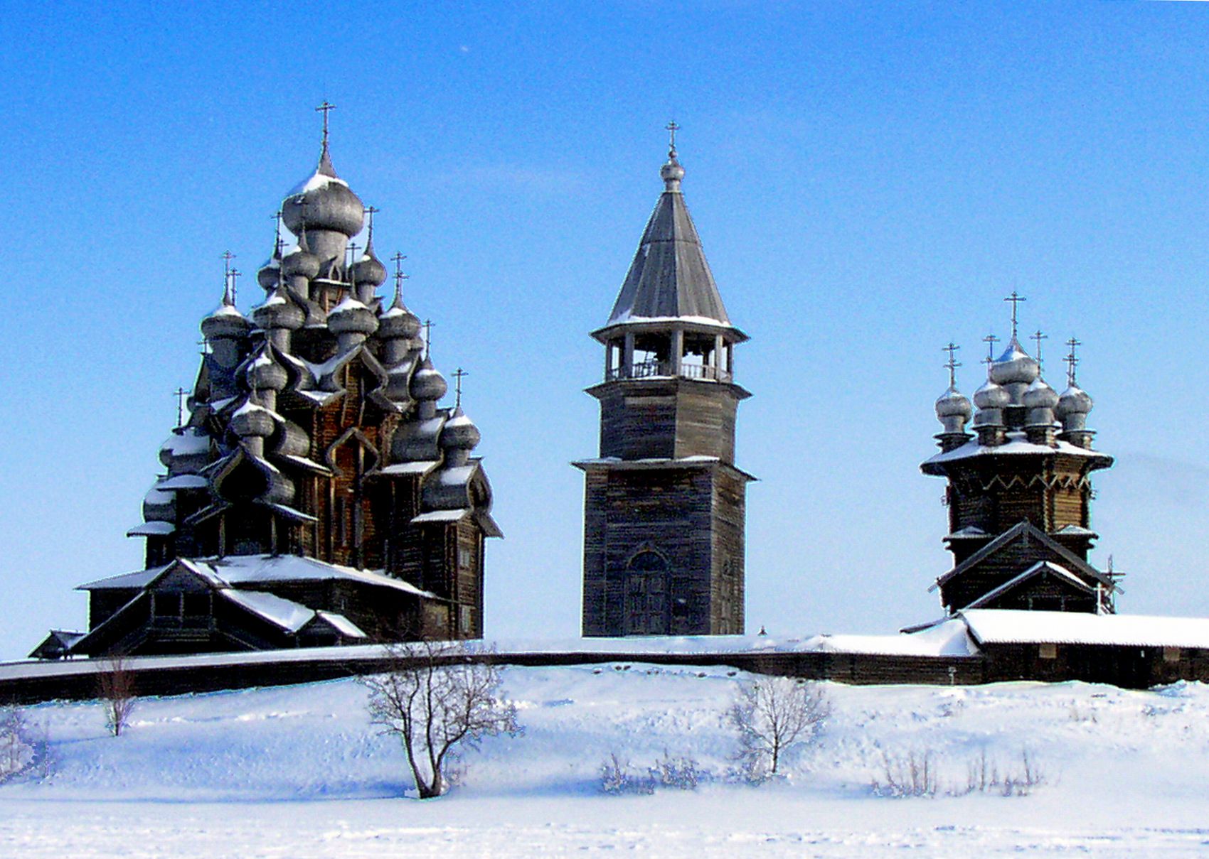 Кижи музей-заповедник зимой